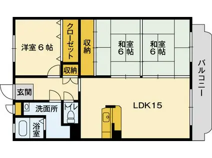 プラニットヒルズ(3LDK/3階)の間取り写真