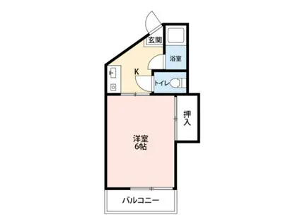 サンハイツエム(1K/3階)の間取り写真