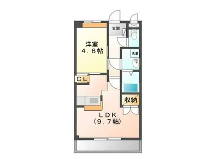 イースト 135.22(1LDK/2階)の間取り写真