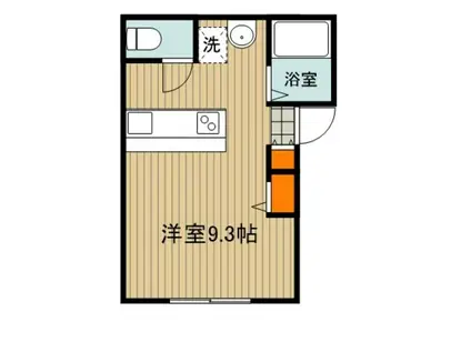 FLAPひばりヶ丘(ワンルーム/3階)の間取り写真