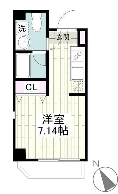 DORMOUSE TOWER(ワンルーム/6階)の間取り写真