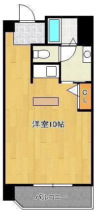 メゾンガーデンプラザ(ワンルーム/6階)の間取り写真