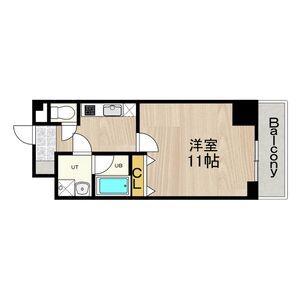 CITY SPIRE浜大津駅前(1K/10階)の間取り写真