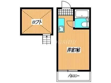 コーポ・シングルエイト(ワンルーム/1階)の間取り写真