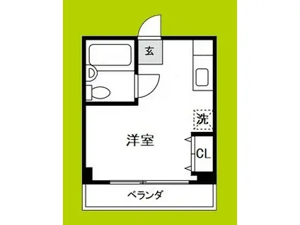 新大阪東ビル(ワンルーム/5階)の間取り写真