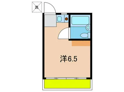 アルカディア学芸大学(ワンルーム/2階)の間取り写真