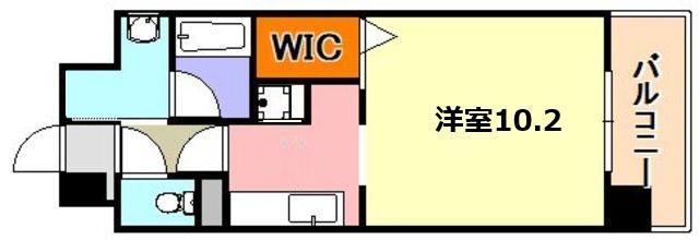 CANAL COURT KOBE(ワンルーム/5階)の間取り写真