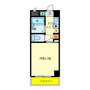 プレミールメゾン(1K/4階)の間取り写真