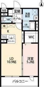 LEGRAND III (1LDK/4階)の間取り写真