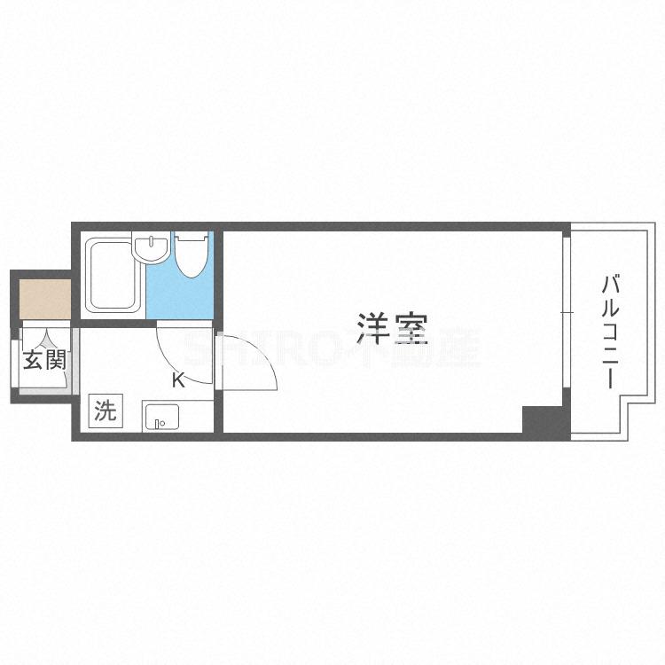 センチュリーパークユニ東梅田(1K/4階)の間取り写真