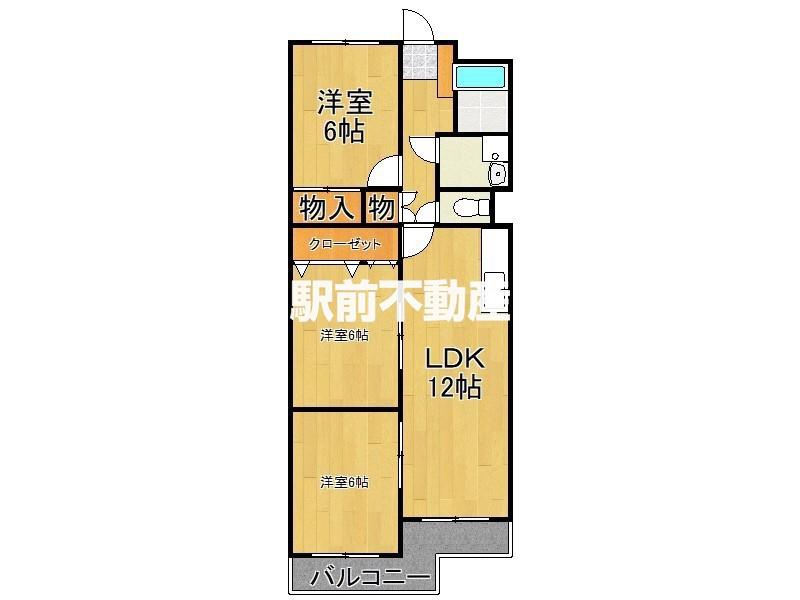 グリーンフィールド95(3LDK/1階)の間取り写真