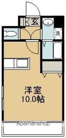 サンライズプラム(ワンルーム/2階)の間取り写真