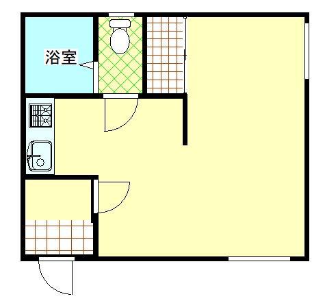 コーポオレンジ(1LDK/2階)の間取り写真