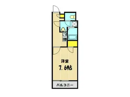 レオネクストコヅチVI(1K/2階)の間取り写真