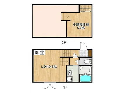 NEXUSMIIネクサスミイ(ワンルーム/1階)の間取り写真