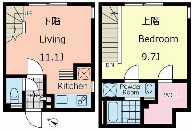 PASEO西新宿五丁目I(1LDK/4階)の間取り写真
