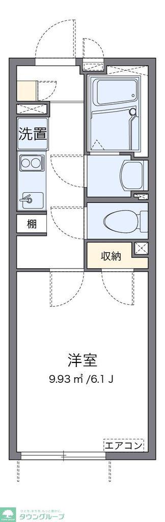 クレイノ高円寺(1K/1階)の間取り写真