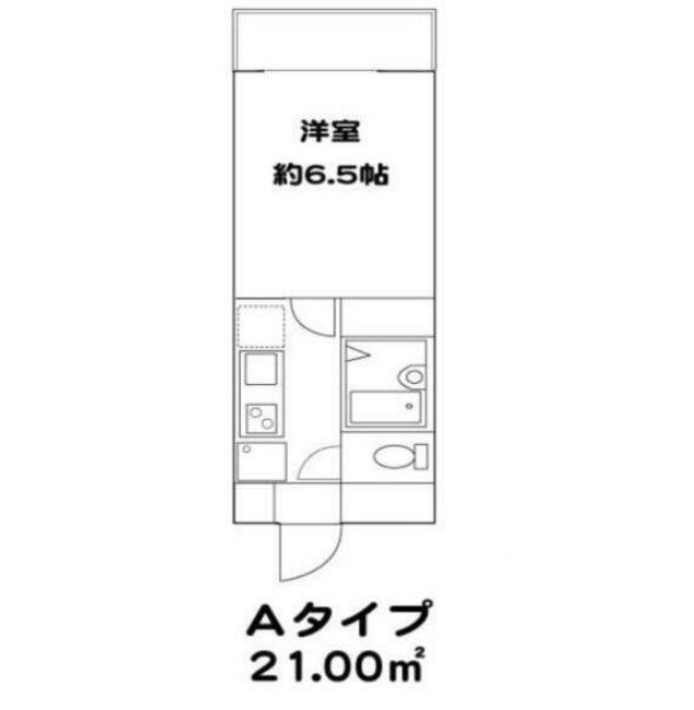 ドミール新高円寺(1K/3階)の間取り写真