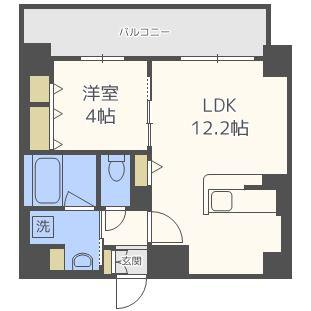 ベル・ステラ(1LDK/2階)の間取り写真