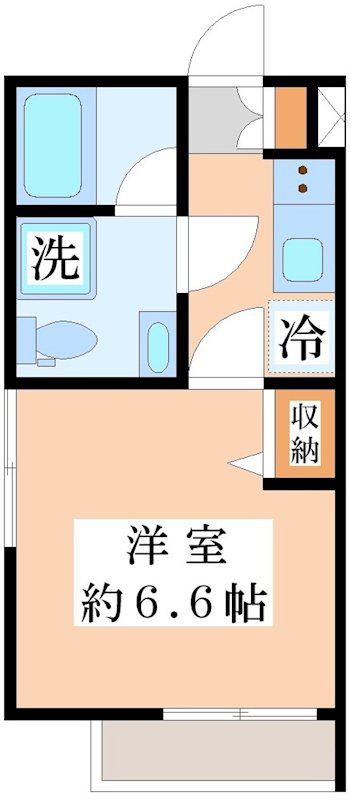 HOUSING STAGE DAITA(1K/2階)の間取り写真