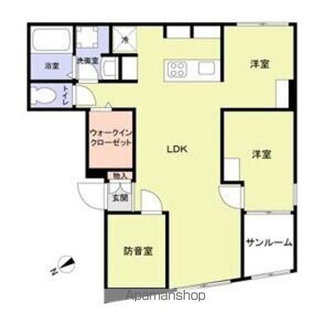 エテルネル曳舟(1SLDK/3階)の間取り写真
