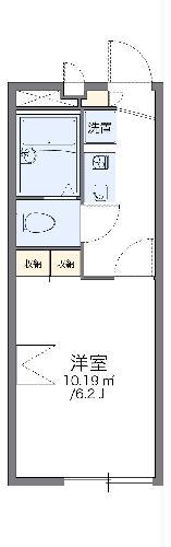 レオパレスFRONTIER(1K/2階)の間取り写真