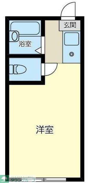 パレーシャル湘南館(ワンルーム/2階)の間取り写真