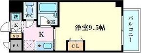 クレールメゾン(1K/2階)の間取り写真