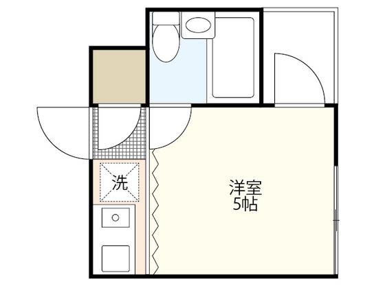 リブレ榎町(ワンルーム/5階)の間取り写真