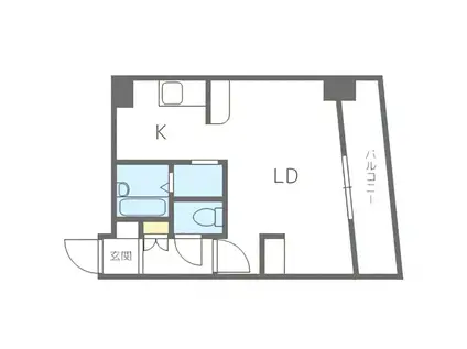 ラフィーネ本郷(1K/5階)の間取り写真