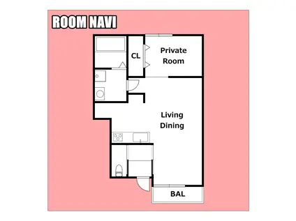 DOIS LEAO B(1LDK/1階)の間取り写真