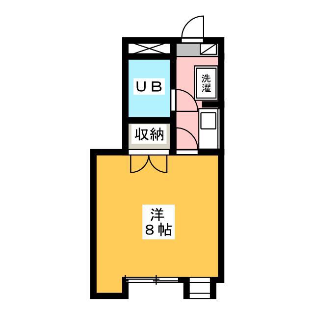 ドミール光洋(1K/3階)の間取り写真