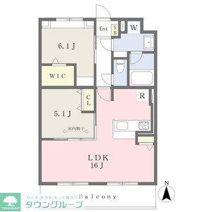 RESIDENCE DE 白金(2LDK/4階)の間取り写真