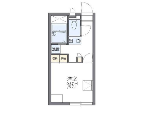レオパレスソングポート(1K/2階)の間取り写真