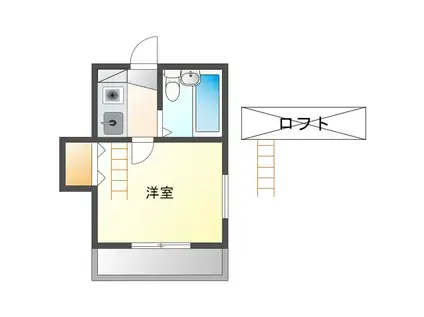NF GRAN 中村公園(1K/1階)の間取り写真
