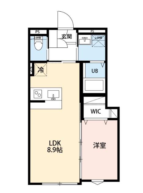 ROBOT HOME 三ノ輪(1LDK/2階)の間取り写真