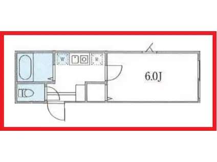 グランツ亀有(1K/3階)の間取り写真