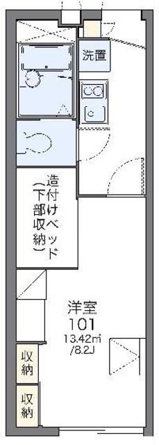 レオパレスプリマヴェーラ(1K/2階)の間取り写真