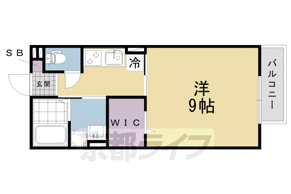 JUMEIRAH C(1K/1階)の間取り写真