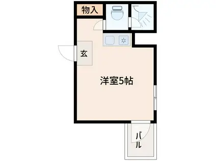 メゾン新大阪北(ワンルーム/4階)の間取り写真