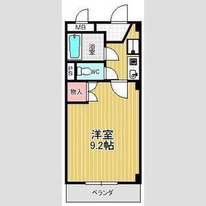 エスペランサ豊明(1K/3階)の間取り写真