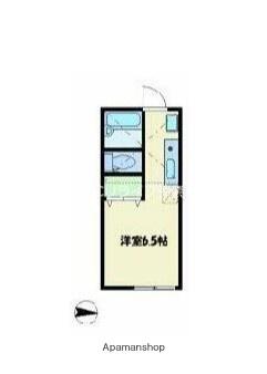 エスポワール(1K/2階)の間取り写真