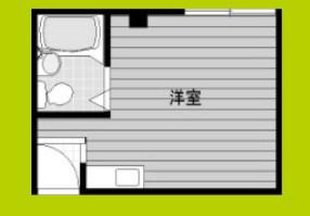 ベルロ森小路(ワンルーム/3階)の間取り写真