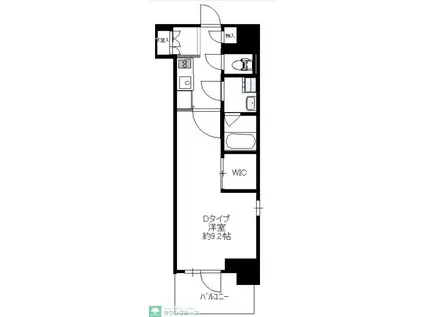 アルティジャーノD S SAYAMA(1K/3階)の間取り写真