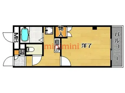 ETOILE MT 3(1K/2階)の間取り写真