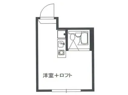 アーバンプレイス丸山II(ワンルーム/2階)の間取り写真