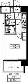 S-RESIDENCE新大阪RIDENTE(1K/8階)の間取り写真
