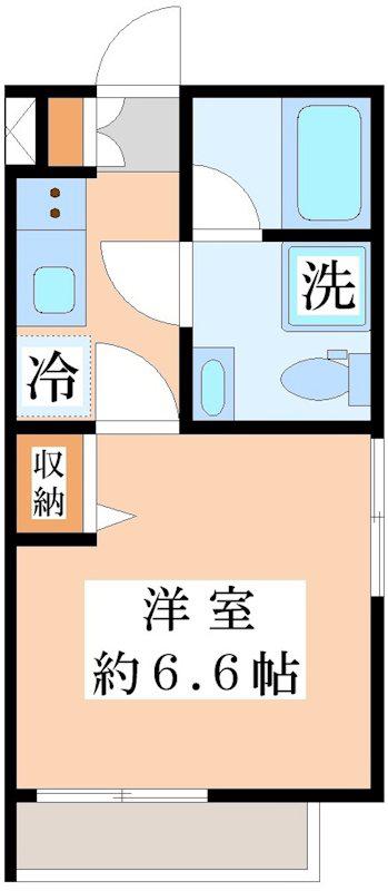 HOUSING STAGE DAITA(1K/B1階)の間取り写真