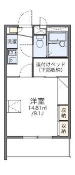 レオパレス川添(1K/2階)の間取り写真