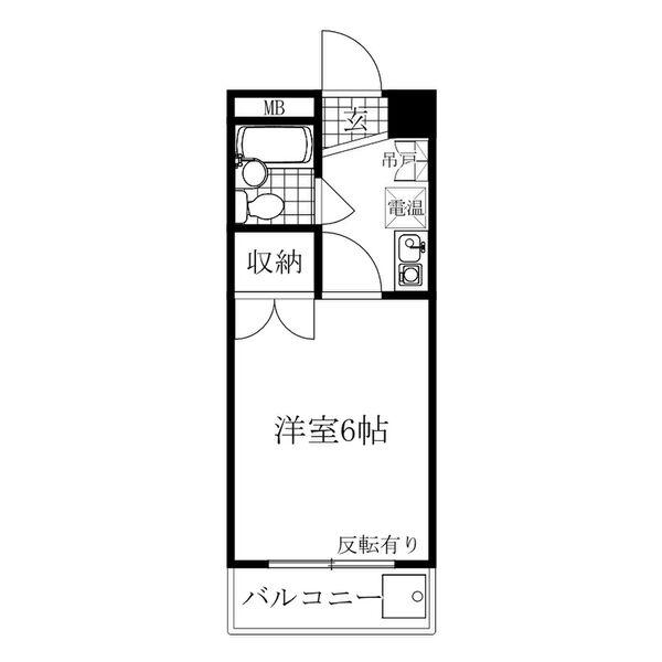 ぷち・うらら(1K/3階)の間取り写真